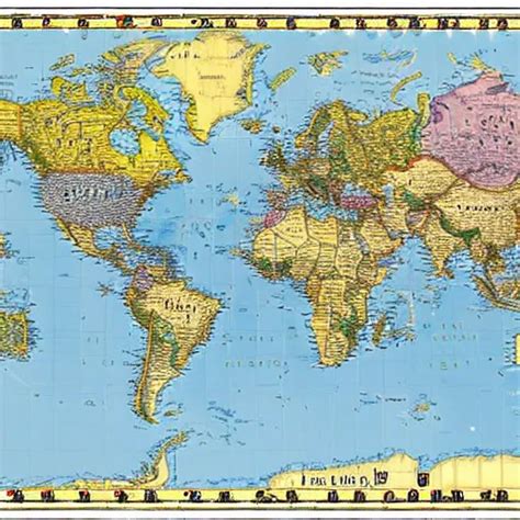 World Map With Labels Stable Diffusion