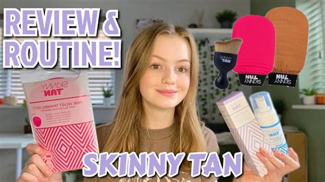 Skinny Tan Mousse Fake Tan Review And Haul Youtube