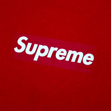 Red Supreme Box Logo