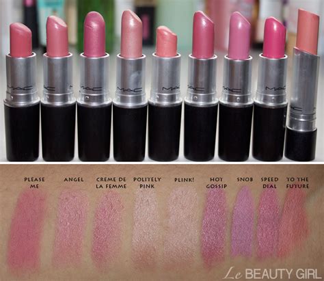 Mac Lipstick Collection Amazing Set Of Swatches For Macs Popular