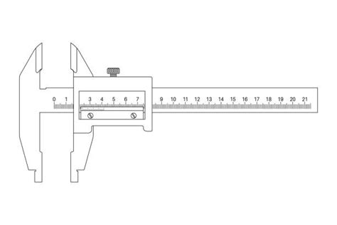 Best Vernier Caliper Illustrations Royalty Free Vector Graphics And Clip