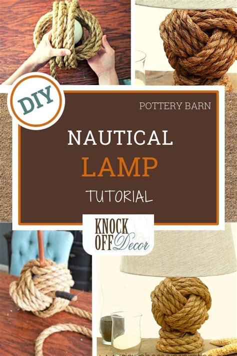 Nautical Rope Knot Lamp For 25