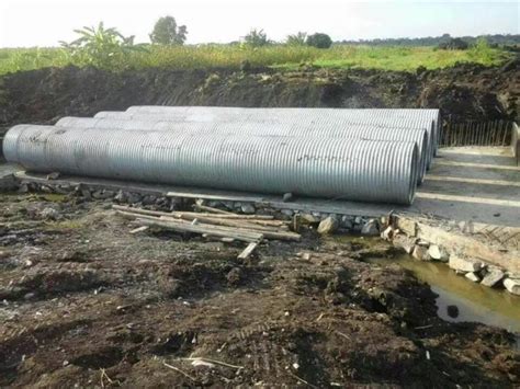 Underground Galvanized Corrugated Steel Culvert Under Driveway China