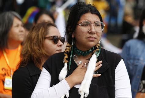 Indigenous Canadians Seek Support From Catholics Pope To Fight Violence Against Women Girls