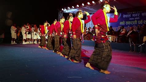 Kauda Chutka Traditional Dance At Tudikhel Nepal Magar Sangh Youtube