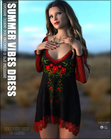 Dforce Summer Vibes Dress G881f Daz3d And Poses Stuffs Download Free Discussion About 3d