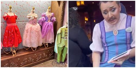 “no Worries Thats Just Cinderfella” Disneylands Bibbidi Bobbidi Boutique Employs Man Wearing