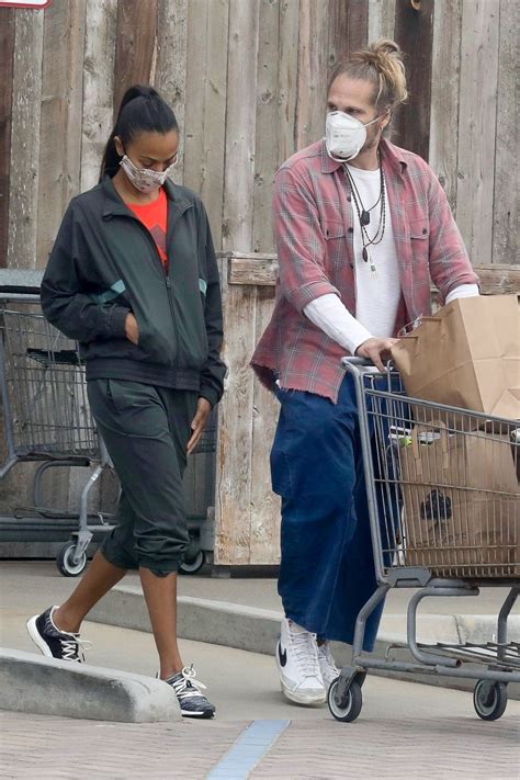So she often faces the question that whether she is an american … ZOE SALDANA and Marco Perego Out Shopping in Malibu 10/24 ...