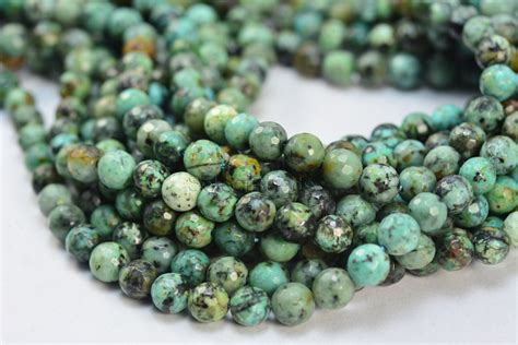 African Turquoise Jasper Beads Semi Precious Stones Wholesale