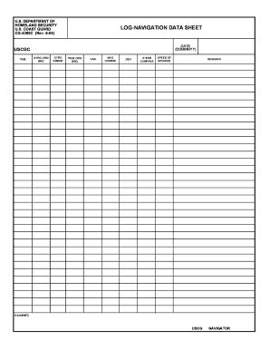 Blank Log Sheet Forms And Templates Fillable Printable Samples For
