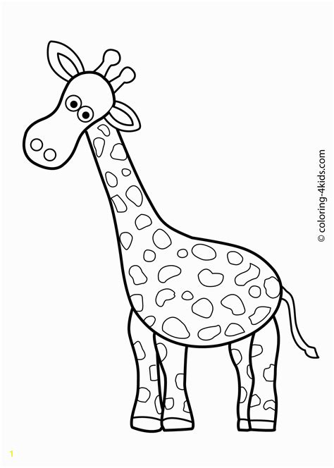 Zoo Animal Coloring Page Free Printable