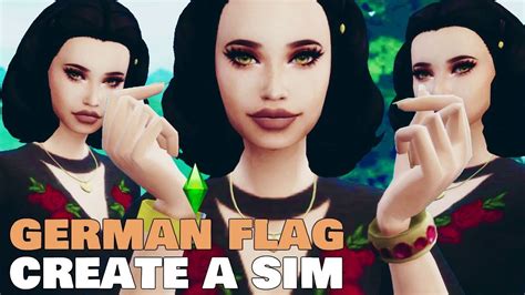 The Sims 4 Country Flag Inspired Cas Germany ️ Youtube