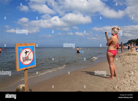 Côte de la mer Baltique Rewal Rewahl plage Pologne Photo Stock Alamy