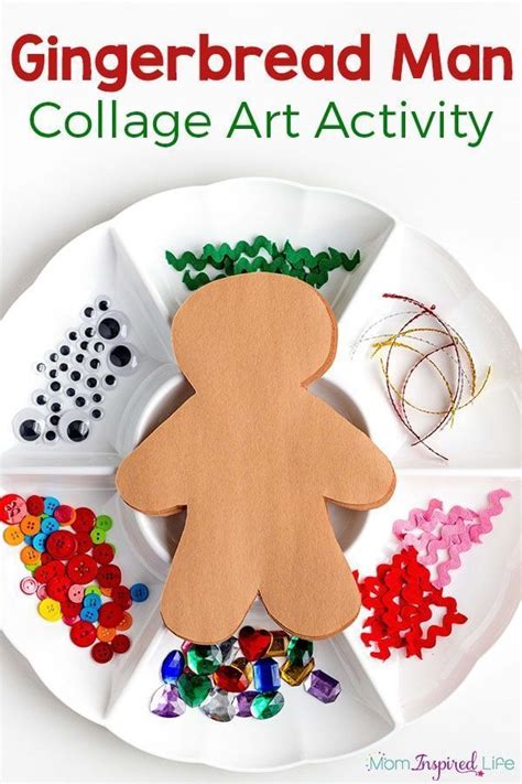 Decorate A Gingerbread Man Art Activity For Kids Artofit