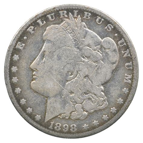 Early 1898 O Morgan Silver Dollar 90 Us Coin Property Room