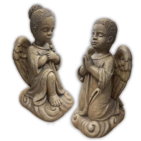African American Angels Children Boy Or Girl Statue Tswithloveinc