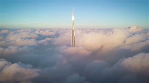Burj Khalifa Top View Clouds Local Guides Connect That 125th Floor