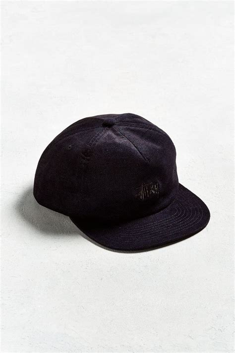 Stussy Velveteen Snapback Hat Urban Outfitters