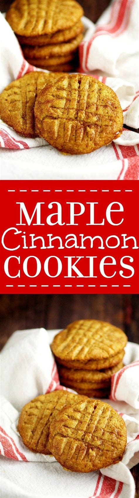Warm And Cozy These Maple Cinnamon Cookies Recipe Have A Crunchy