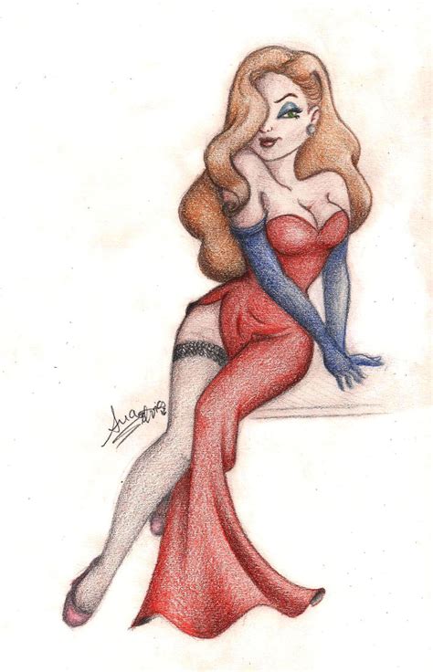 jessica rabbit color by justsweet19 on deviantart