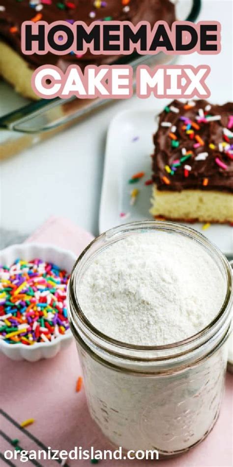 This Easy Homemade Cake Mix Is Perfect For T Giving For The Holidays