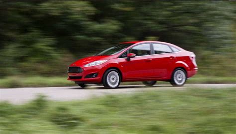 Ford Reveals Face Lifted Fiesta 4 Door