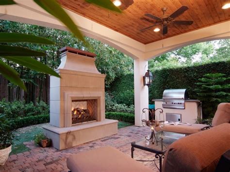 Under An Oversized Archway This Freestanding Gas Fireplace In Houston