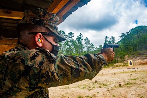 Dvids Images Us Marines Coach Joint Service Pistol Range In