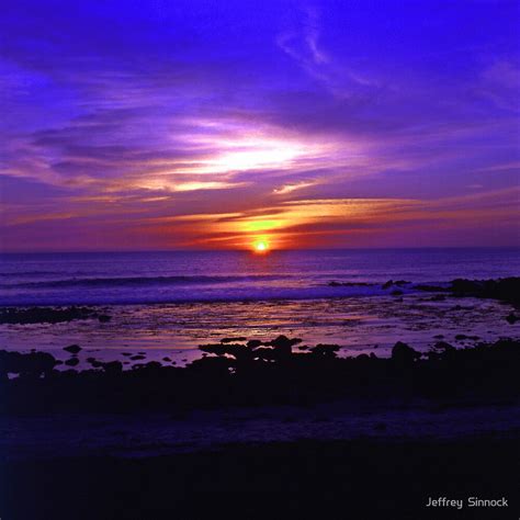 Monterey California Sunset By Jeffrey Sinnock Redbubble