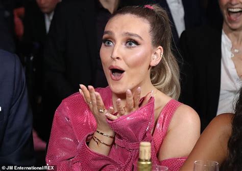 little mix s perrie edwards admits she nearly s t herself during brit awards rehearsal