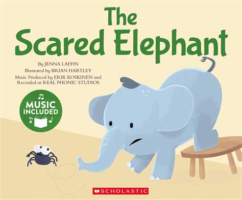 The Scared Elephant With Cd And Storyplus Scholastic International