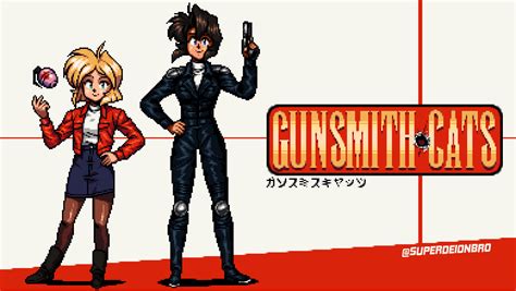 Rally Vincent And Minnie May Hopkins Gunsmith Cats Drawn By