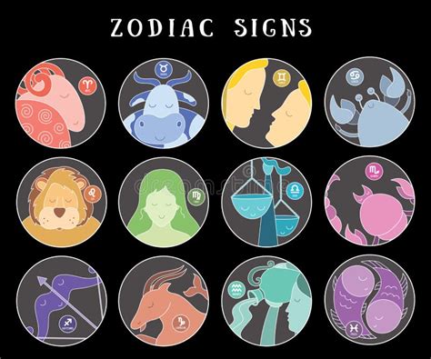 Zodiac Signs Aquarius Virgo Capricorn Sagittarius Aries Gemini