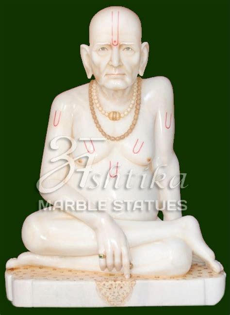 White Skin Body Marble Swami Samarth Akkalkot Murti Home At Rs