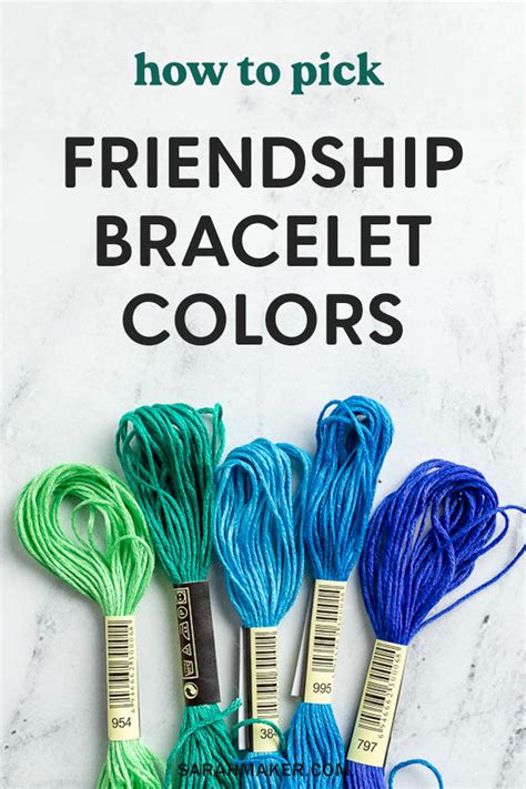 Friendship Bracelet Color Ideas And Combinations Sarah Maker