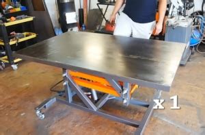 Bobcat skid steer lift and tilt hydraulics not working but was a cheap and e. Homemade Hydraulic Lift Table - HomemadeTools.net