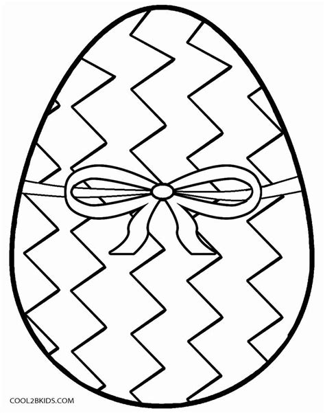 Cool Easter Egg Coloring Page For Kids To Print And Download