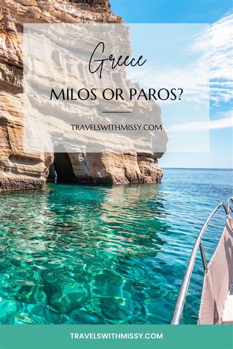 Milos Or Paros Which Greek Island Is The Best To Visit In 2023