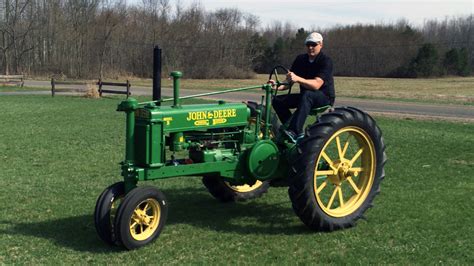 1936 John Deere B At Gone Farmin Tractor Spring Classic 2016 As S180