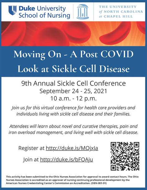 Sickle Cell Disease Conference Moving On A Post COVID Look At Sickle Cell Disease September