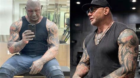 Dave Bautista Shows Off Monstrous Physique In Behind The Scenes Photo