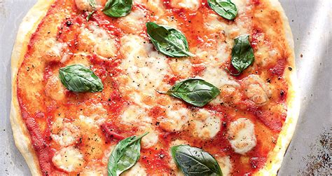 Homemade margherita pizza is a light, fresh pizza with olive oil, garlic, fresh tomatoes, basil, ricotta and mozzarella cheeses. Authentic Margherita Pizza Recipe Gino D'Acampo Official