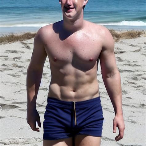 Prompthunt Mark Zuckerberg Thirst Trap Photo Muscular Shirtless At