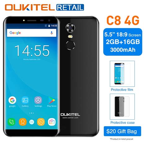 Oukitel C8 4g 55 189 Aspect Ratio Infinity Display Mobile Phone