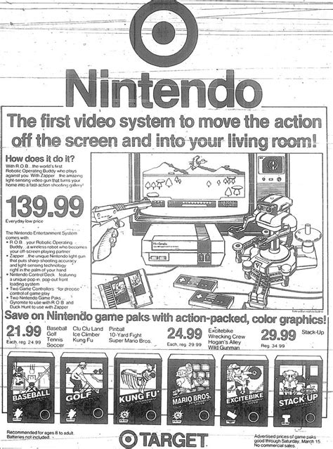 Target And Toys R Us Nintendo Ads 19861988 Nintendo Retro Gaming Vintage Video Games