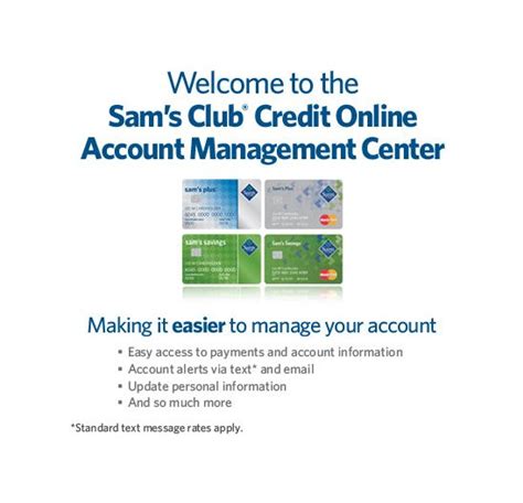 Maybe you would like to learn more about one of these? Welcome to the Sam's Club Credit Online Account Management Center | Online accounting ...