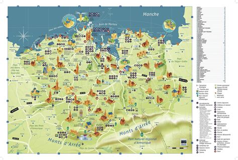 Carte De Bretagne Nord Vacances Guide Voyage