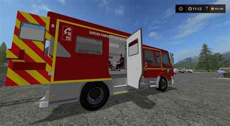 Fourgon Premier Secours Evacuation V10 Fs17 Farming Simulator 17 Mod