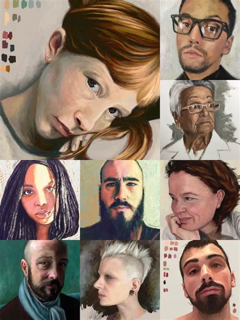 The Faces Days Portrait Painting Challenge