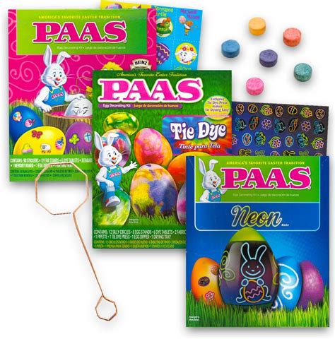 Paas Egg Decorating Kit Super Set Pack Of 3 Deluxe Easter Egg Dye